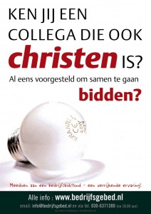 lampje rood poster bedrijfsbidstond